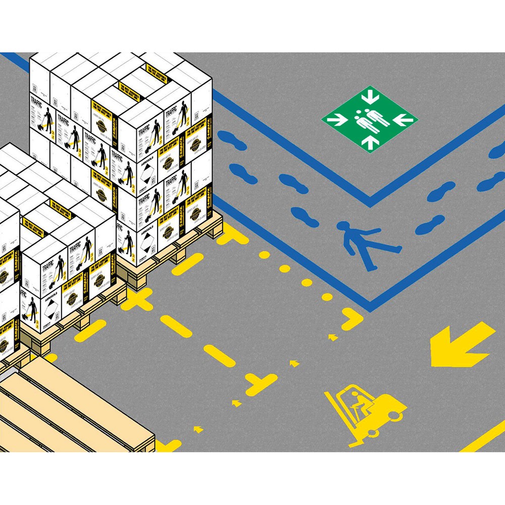Numéro de l'image du produit 2: A.M.P.E.R.E. Jeu de pochoirs de marquage de places de stationnement