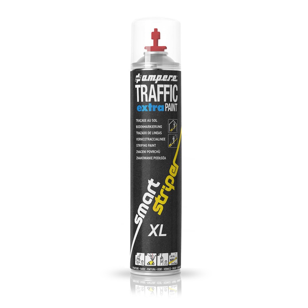 Illustration du produit: A.M.P.E.R.E. Peinture de marquage TRAFFIC extra Paint® XL 0,75 l, rouge