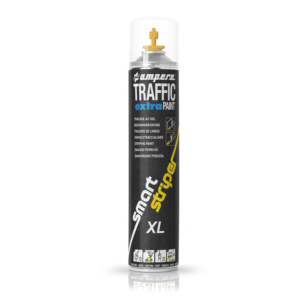 Illustration du produit: A.M.P.E.R.E. Peinture de marquage TRAFFIC extra Paint® XL 0,75 l, orange