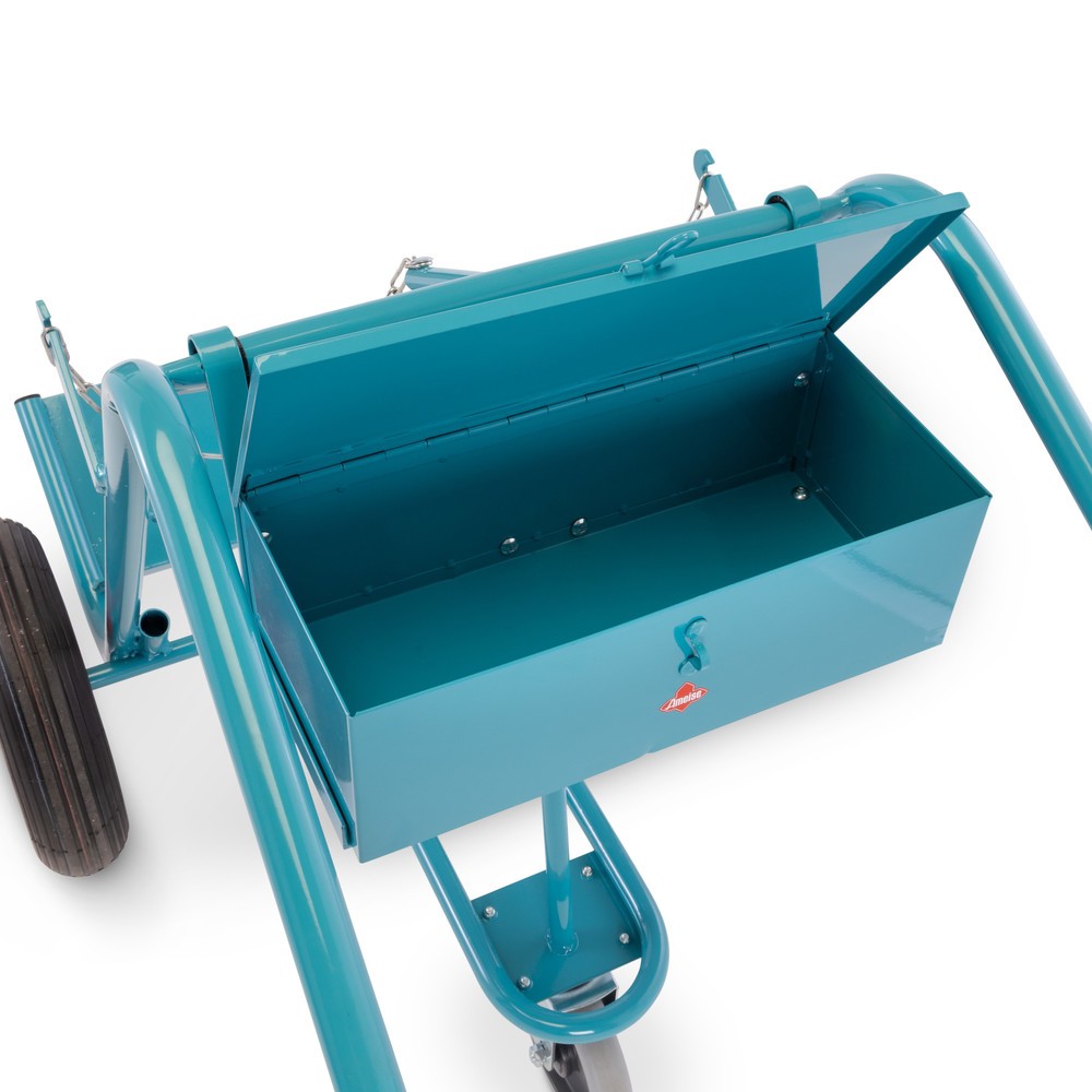 Numéro de l'image du produit 7: Caisse à outils pour diable pour bouteilles en acier Ameise® 2 bouteilles, vide, couvercle verrouillable, HxlxP 155 x 460 x 210 mm