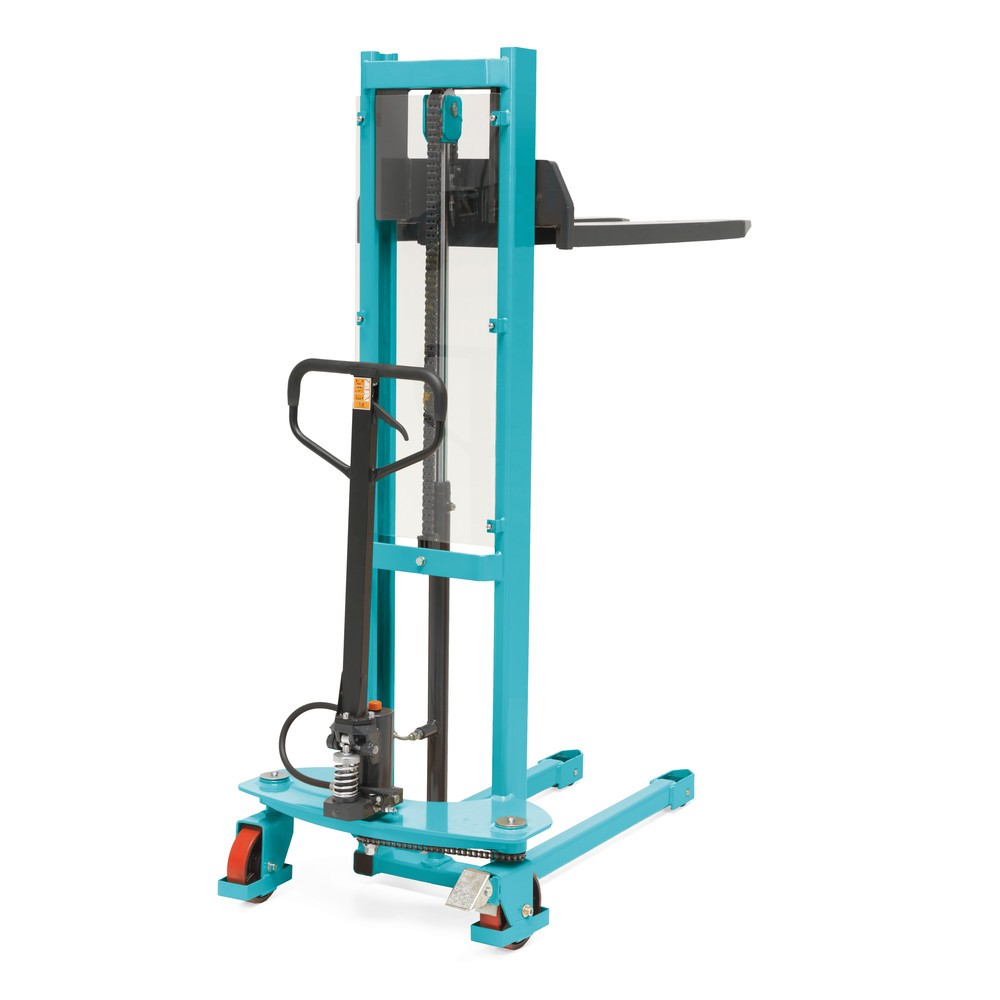 Numéro de l'image du produit 3: Chariot élévateur hydraulique Ameise® PSM 1.0 à levée rapide, monomât, hauteur de levage 1 600 mm, capacité de charge 1 000 kg