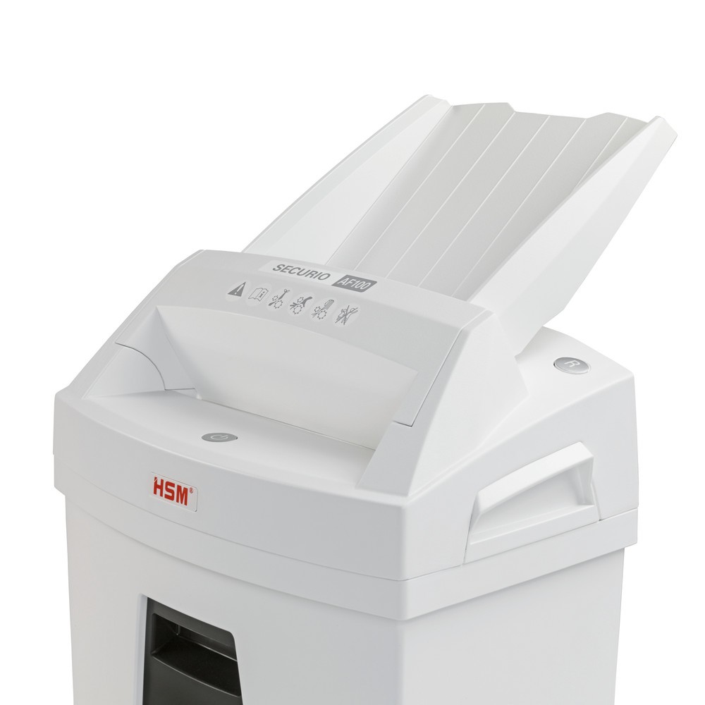 Numéro de l'image du produit 3: Destructeur de documents SECURIO AF100 de HSM, chargement automatique du papier, coupe croisée en particules de 4 x 25 mm