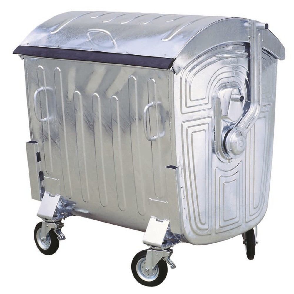 Illustration du produit: Grande poubelle, 1.100 litres, 4 roues directrices