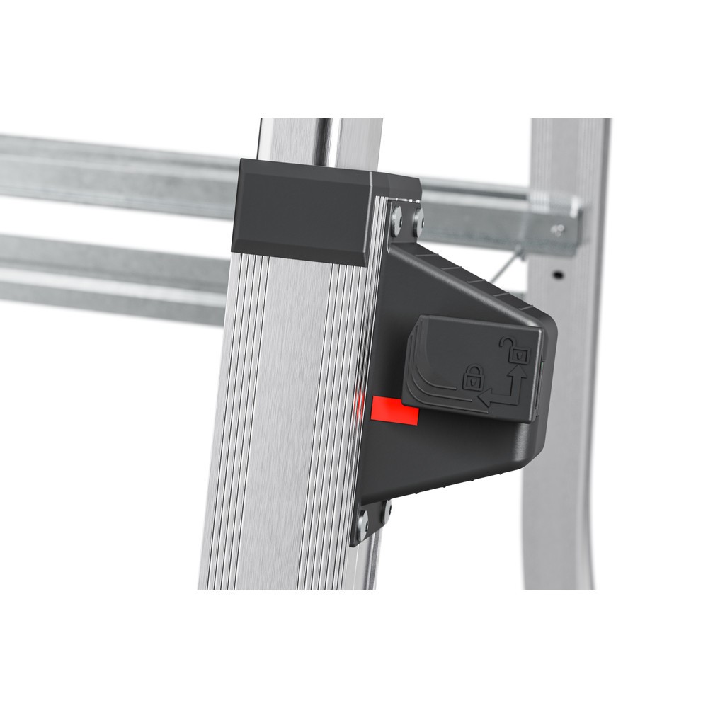 Numéro de l'image du produit 4: Hailo TL 100 TopLine, escabeau double à marches télescopique