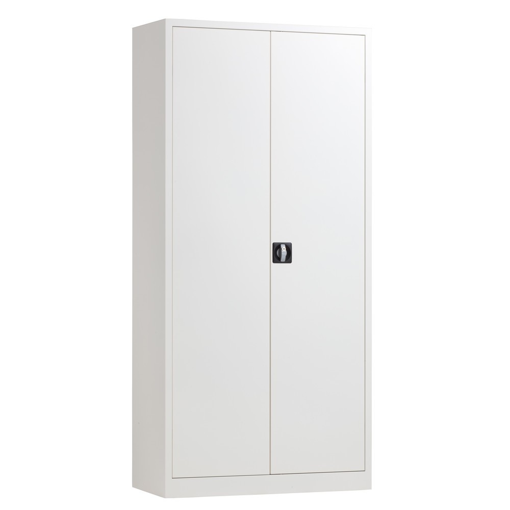 Illustration du produit: HEMMDAL Armoire à portes battantes HF-ST, 5 HC, HxlxP 1 950 x 920 x 600 mm, tablettes galvanisées, gris clair
