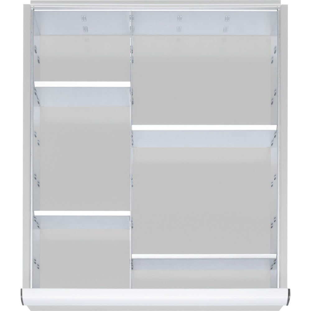 Illustration du produit: Kit de compartimentage de tiroir Steinbock®, pour dimensions de tiroir l x P 490 x 560 mm avec hauteur de façade 60-90 mm, 1x 4 cloisons de séparation