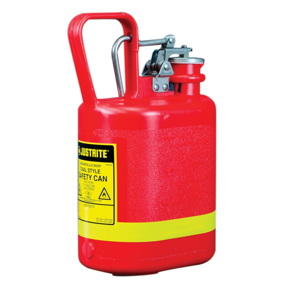 Illustration du produit: Récipient de sécurité Justrite en PEHD type I, rouge, 4 litres