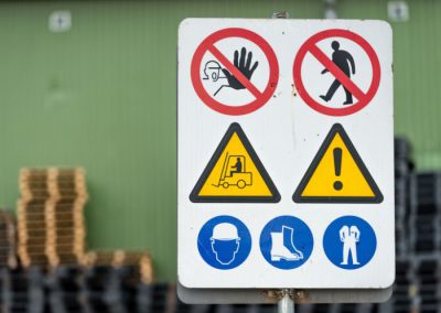 Pictogrammes de sécurité pour les entreprises et les bâtiments publics